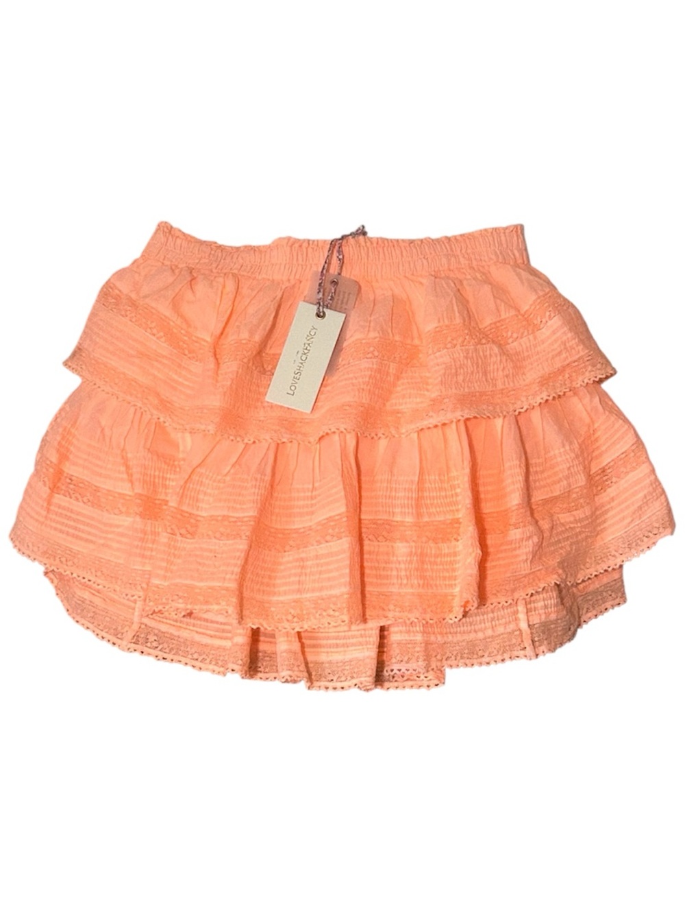 LoveShackFancy Ruffle Mini Skirt